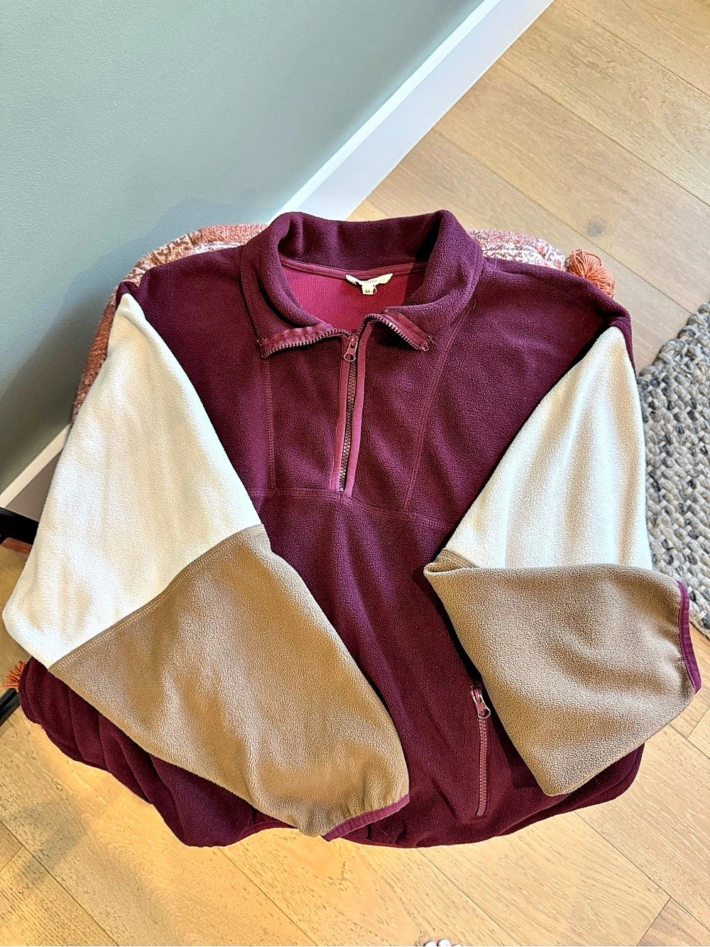 Color Block Pullover- Medium - Picture 3 of 4